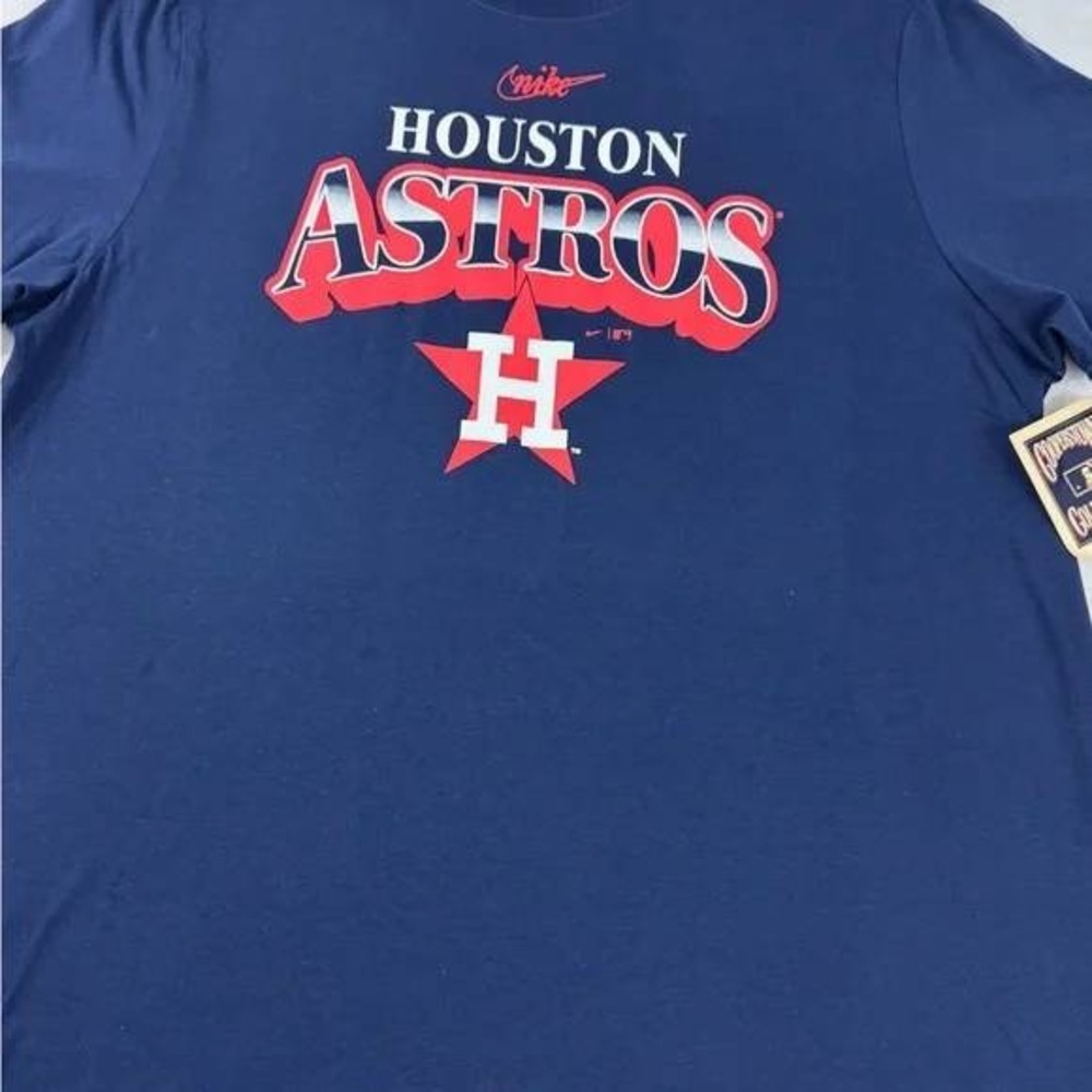 Astros Short Sleeve Nike Tee with Logo Size XXL